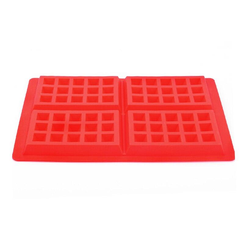 Life83 Silicone wafer mold Chocolate mold Chocolate baking mold Red baking | Kitchen utensils | Silicone wafer baking mold