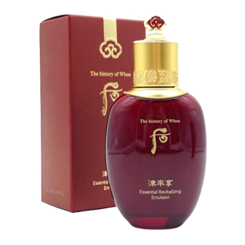 The history of whoo Jinyulhyang Essential Revitalizing Emulsion 110ml Korean Herbal Anti-Aging & Nourishing Lotion Hydrating & Firming K-Beauty