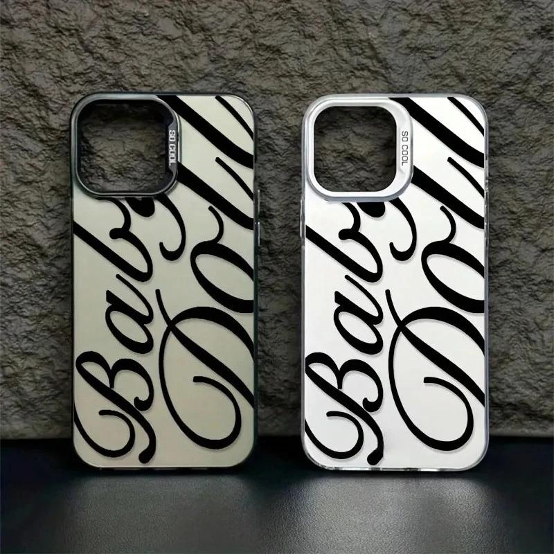 Creative and Stylish Phone Case for iPhone 16 15 14 13 12 11 Pro/ Max/Plus Anti-fingerprint Shock-proof Back Cover