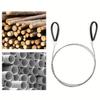 1PC Portable Stainless Steel Wire Saw with Finger Handle, Pocket Manual Chain Saw for Outdoor Camping Hiking Survival