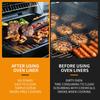 24x16 Zoll Wiederverwendbare Grillmatte Antihaft Große Barbecue-Folie Ofenauskleidung zum Backen Kochen Leicht zu Reinigen
