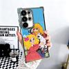 Süßes 90er Jahre Cartoon Beschichtetes Handyhülle Für Samsung Galaxy S24 S25 FE S26 Edge S23 Ultra S22 S21 Plus S20 Anti-Fall Airbag Abdeckung