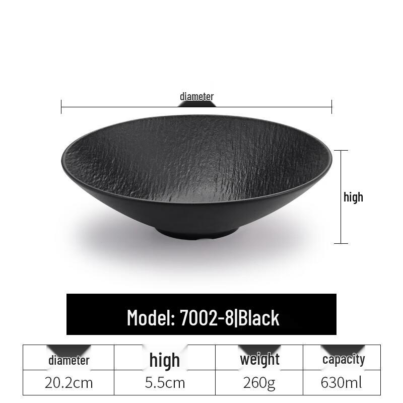 Zhebu Melamine Salad and Soup Bowl