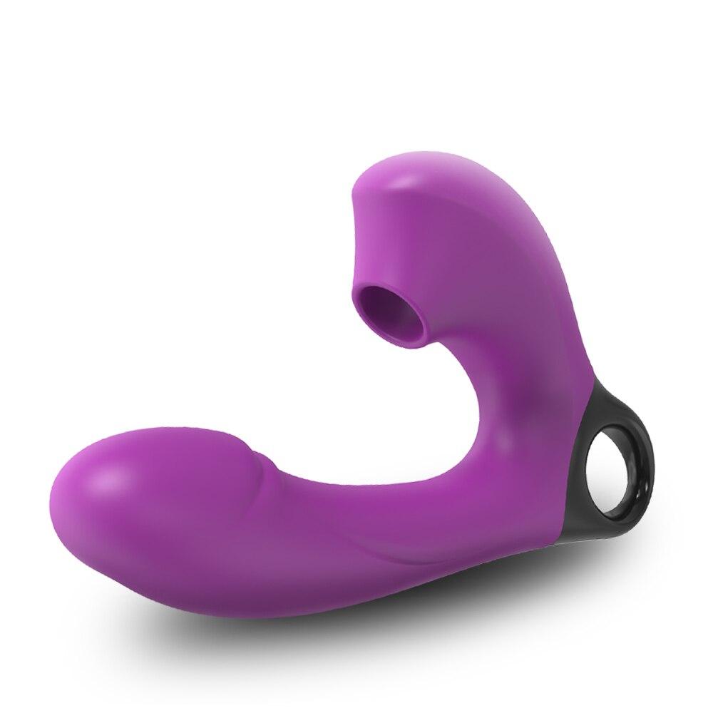 Sucking Dildo Vibrator Female G Spot Clitoris Sucker Vacuum Stimulator Adult Goods Vibrating Massager Sex Toy for Women