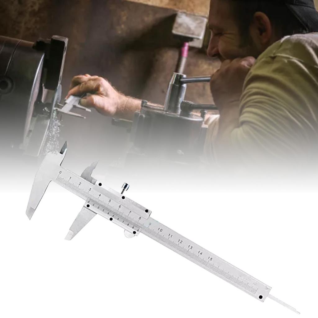 Vernier Caliper 0‑150mm Carbon Steel Gauge High Accuracy Meter Measuring Tool for Repair