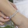 Metal Alloy Turquoise Anklet For Women, Simple And Versatile Retro Ethnic Style Ankle Chain Jewelry Gift