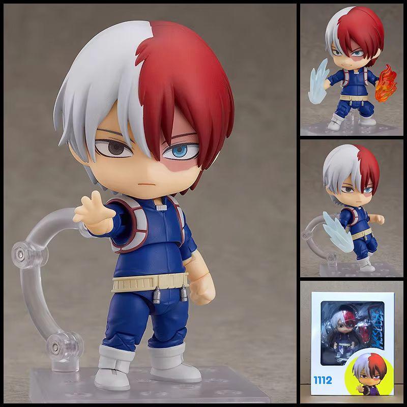 Hot Q Version 686 Midoriya Izuku 705 Bakugou Katsuki 1112 Todoroki Shoto Figures My Hero Academia Model Doll Set Toy Gift