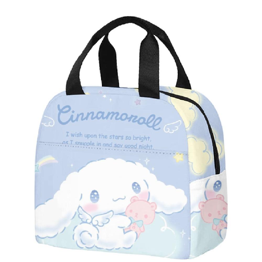 Handheld Meal Bag Cute Cartoon Cinnamoroll Big-Eared Dog Yugui Dog Thermal Insulation Lunch Box Bag Meal Bag