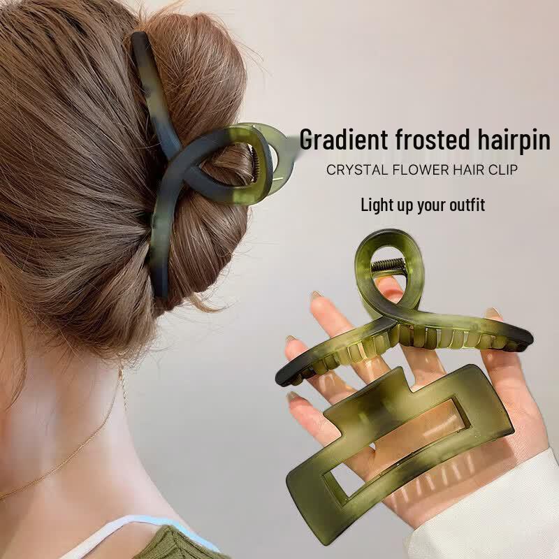 CHIMERA Elegant Hair Claw Clip Set 2-piece set темно-зеленого