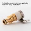 High-Pressure Hose Nozzle Heavy-Duty Nozzle 4 Adjustable Metal Car Wash Spray Modes Garden
