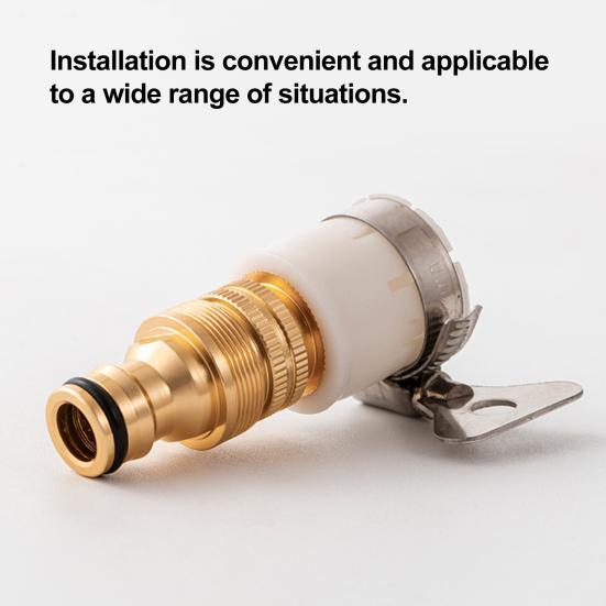 High-Pressure Hose Nozzle Heavy-Duty Nozzle 4 Adjustable Metal Car Wash Spray Modes Garden