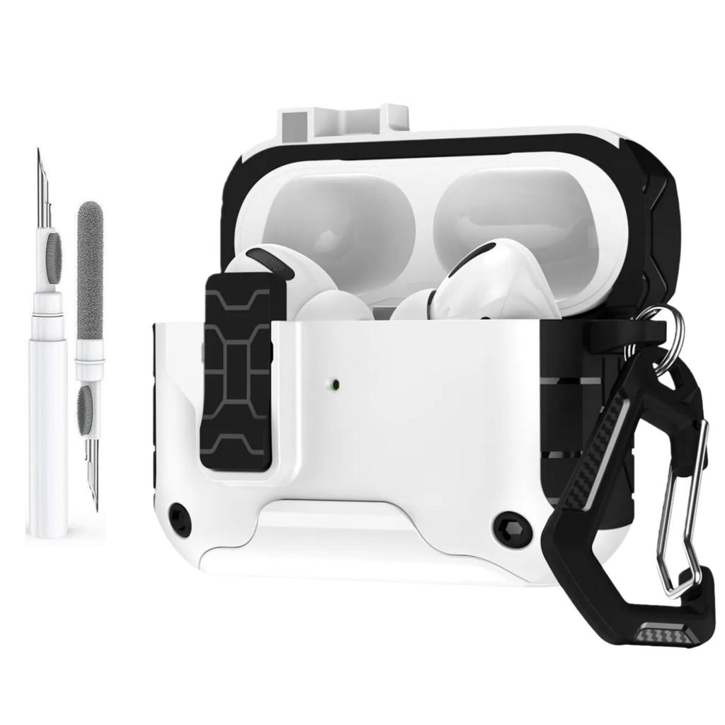 for AirPods Pro 3 Case with Phone Holder For AirPods Pro 3 Case Automatic Magnetic Lock with Cleaning Kit Case for AirPods Pro 3