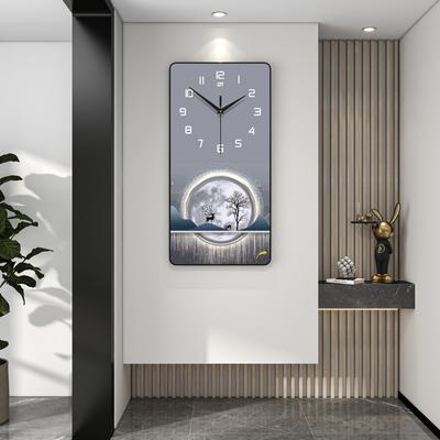 Creative Clock Living Room Simple Clock High-end Wall Hanging Home Restaurant Entrance Background Decorative Painting Wall Clock New Style