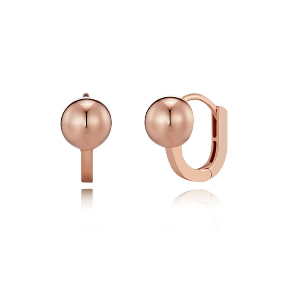 Roseedor Volume Ball One-Touch Earrings_282300211