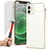 Protective Case - Luxury - iPhone 12 - Shockproof - Scratch-resistant - Gold Edge