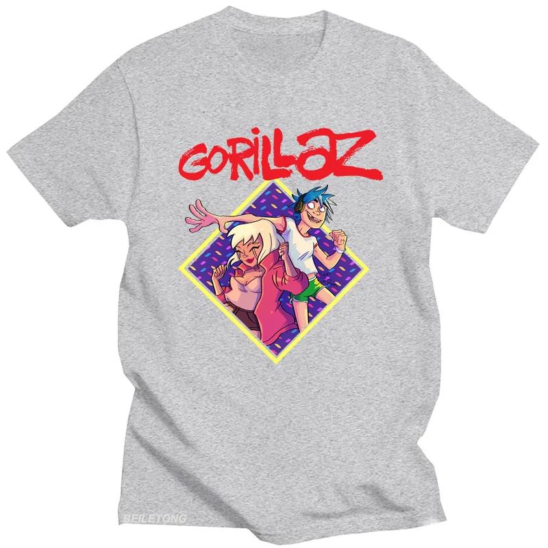 

Gorillaz Graphic Print Tshirts Summer Fashion Retro Casual Tops for Women Unisex Streetwear Y2K ONeck Short Sleeve Tshirts S