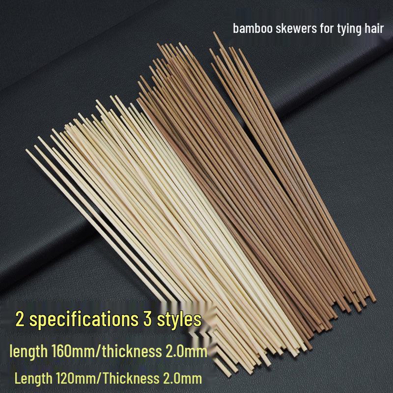 Bamboo Ear Cleaning Tool with Goose, Chicken & Crane Feathers