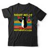 Camiseta Pinguim Noot Noot Motherf*cker Unissex Desenho Animado Pinguim Engraçado