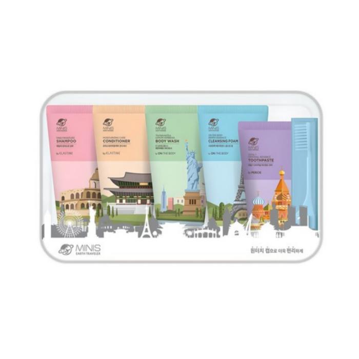 LG MINIS Travel Toiletry Set (Unisex Travel Bathroom Kit), 1 Set