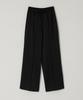 NEBELEVERYWEAR Satin Pintuck Banding Pants_Black