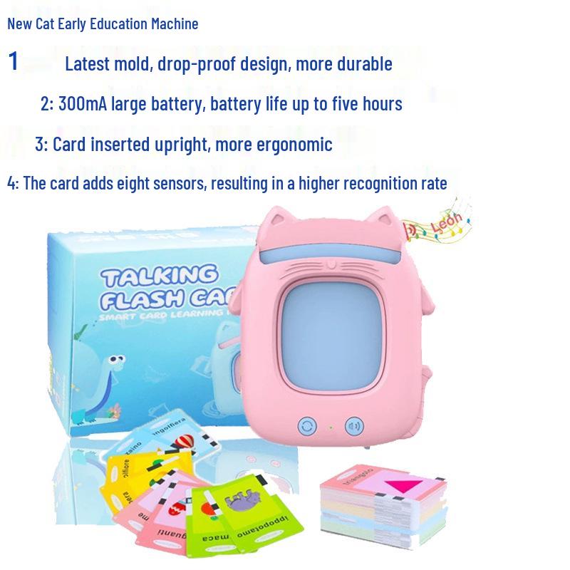 Englischlern-Karteikartenmaschine für Kinder: Frühe Bildung & Sprachentwicklungswerkzeug