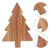 Christmas Tree Serving Board Wooden Cutting Board Sushi Tray Kitchen Charcuterie Chopping Board Party Fruit Plate Home Decor