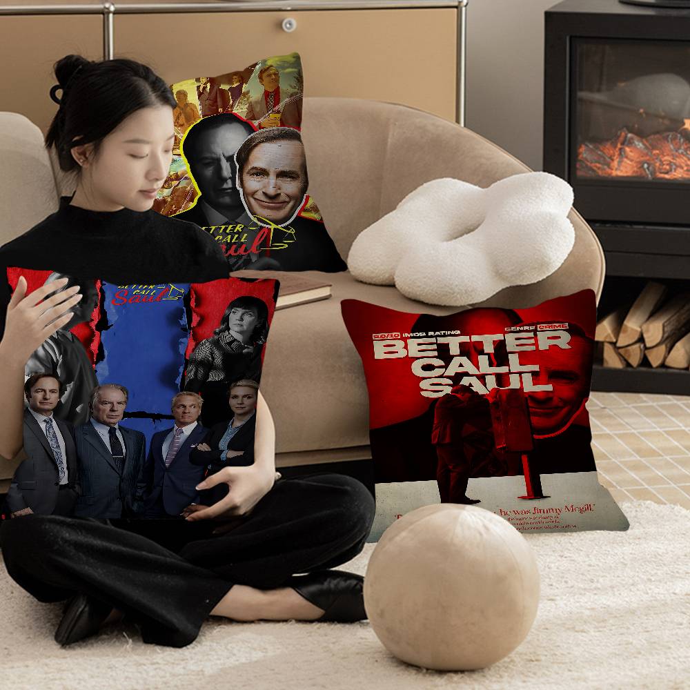 Tv B-Better Call S-Saul Personalized Picture Text Home Decorative Pillows Household Gifts 45X45Cm