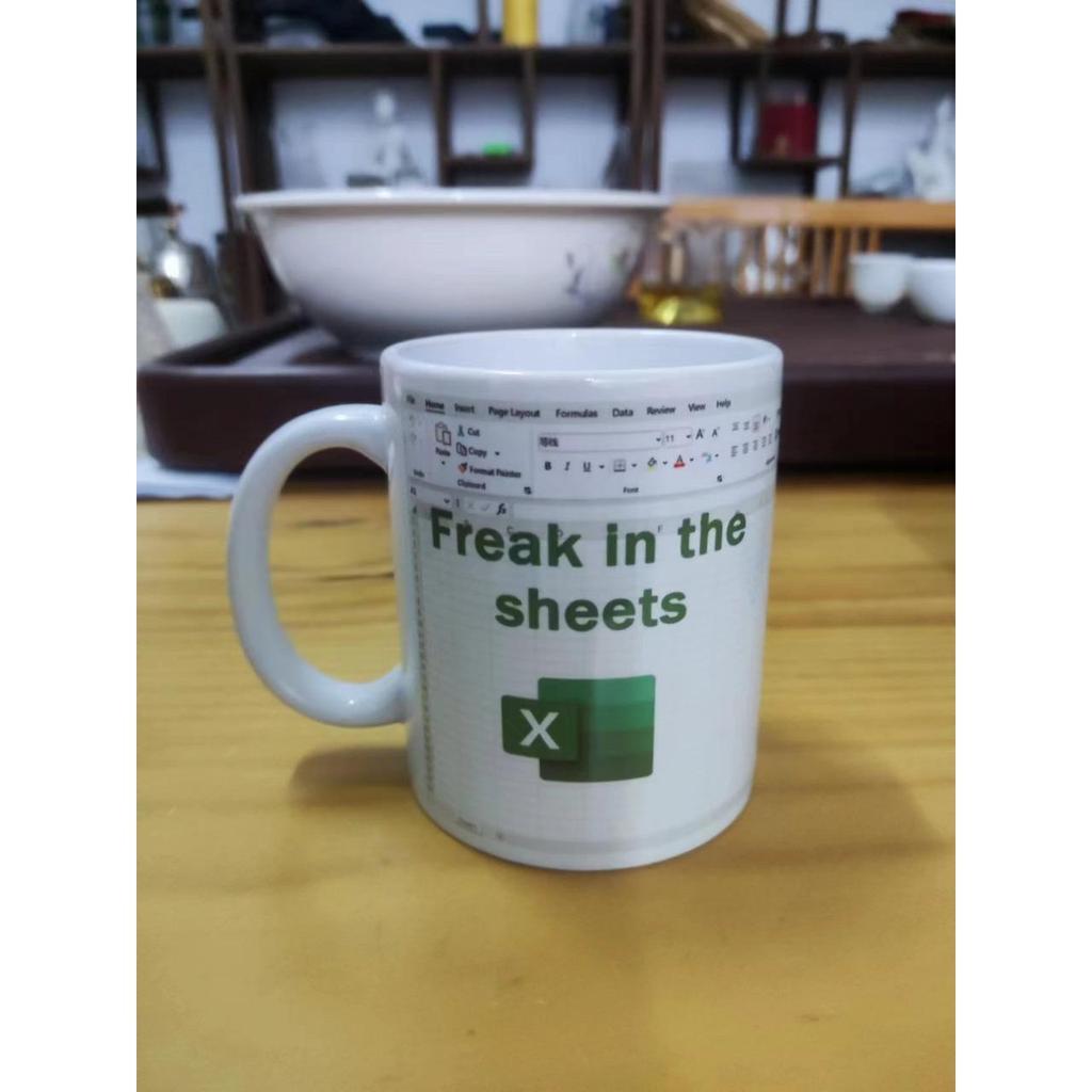 Spreadsheet Excel Coffee Mug Funny Gifts Freak Gifts Mug Christmas Gifts, Stocking Stuffers