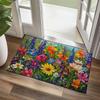 Floral Doormat Kitchen Mat Floor Mat Non-Slip Area Rug Indoor Outdoor Mat Bedroom Decor Mat Entrance Rug Spring Summer