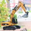 1:50 Excavator Snowplow Car Model Toy Metal Diecast Movable Joint Truck Engineering Vehicles Models Birthday Gifts for Boys