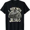 I Ride With Jesus Motorcycle Christian T-Shirt