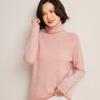 Women's High Neck Cashmere Sweater - Autumn/Winter, Comfortable, Loose, Versatile Knit Pullover.