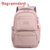 Mochila Escolar de Nailon Para Adolescentes Con Múltiples Compartimentos Diseño Impermeable Para Estudiantes
