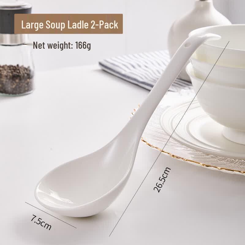Qiwei Ceramic Soup Spoon
