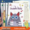 Cartoon Plastic Cover Diary for Elementary Students - A5 Notebook for Girls & Boys In Grades 1-3