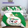 Algeria National Football Team Pattern Bedding,Quilt Set Quilt Cover Pillowcase Home Birthday Gift(1 * duvet cover + 2 * pillowcase, without core)