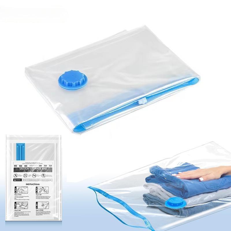 Vakuumbeutel-Aufbewahrungsbeutel, Heim-Organizer, transparenter Rand, faltbarer Kleidungs-Organizer, Dichtung, komprimiertes Reisesparbeutel-Paket