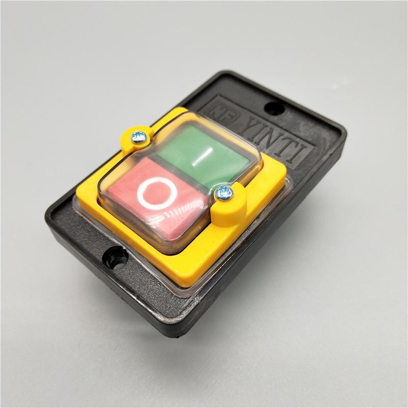Lc3-5-10/KAO-5M-5H-10KH/QKS2/1 Start Stop Button Switch on/Off 10A/380V Bench Drilling Machine Cutting Machine Elevator Switch