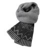 Double-sided thickened snowflake couple jacquard retro knitted scarf women's winter warm scarf men's quality