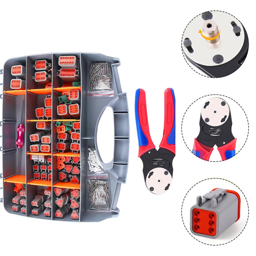 For Extreme Sports Crimping Tool 24AWG Crimp Tool Tin Plated Connectors 36.4 X 26.9 X 7.11 Cm Nylon And Tin Bronze Materials