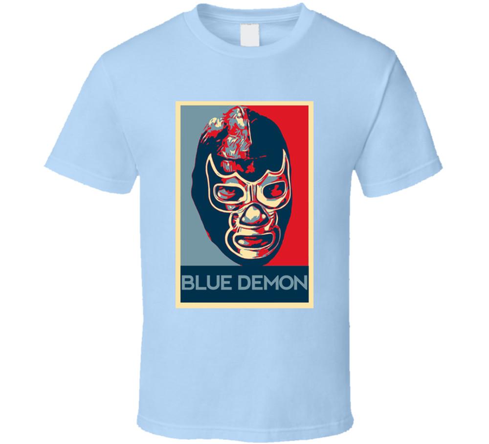 

Wrestling Wrestler El Luchador Hope Blue Demon Fight Sport Fan T Shirt Gift New M