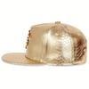 Unisex Personality A Letter Label Leather Hip-hop Hats Spring Autumn Outdoor Adjustable Casual Baseball Caps Sunscreen Hat