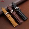 Lizard Grain Genuine Cowhide Watch Strap Waterproof Quick Release Leather Band 16/18mm 20mm 22mm Universal Replacement Wristband