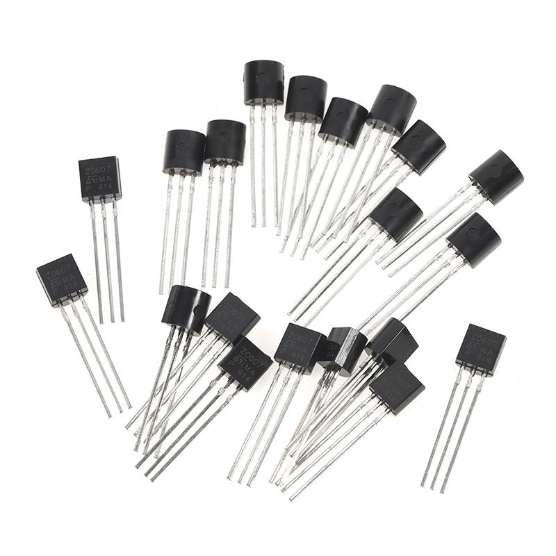 20ks Z0607 Z0607Ma To-92 Triak 0,8A 600V Triak Tyristor 0,8 Amp 600 V