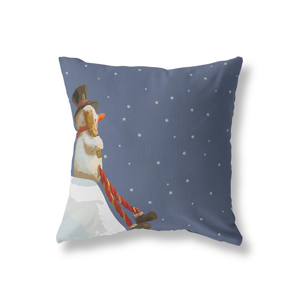 Home Decor Christmas Theme Printed Pattern Polyester Cushion Cover Living Room Sofa Decor Throw Pillow Pillow Cover