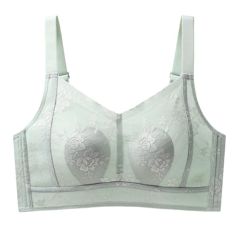 Seamless Sports Bra for Women: Large Bust Minimizer, Thin, Anti-Sagging, Lifting, Wire-Free, with Side Support for Summer.