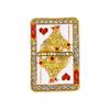 Poker Brooch Heart Pin Alloy Diamond Hip Hop Poker Men's and Women's Suit Collar Pin