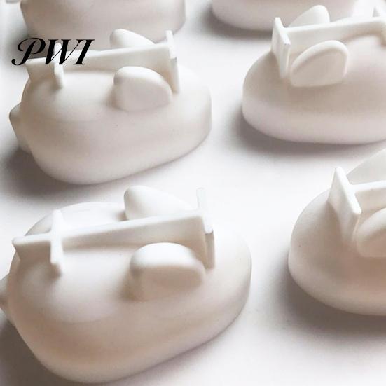 Pastry Mold Fondant Reusable Food Grade Heat-resistant DIY 2/6 Baking Grids Rabbit Dessert Candle Aromatherapy Kitchen Supplies Chocolate