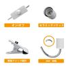 Clip Lamp Desk Bulb Socket (Bulb Not Included) E26 Compatible with Switch, LED Desk Light for Plant Grow Lights, Turtle Lights, Amphibian Lights,