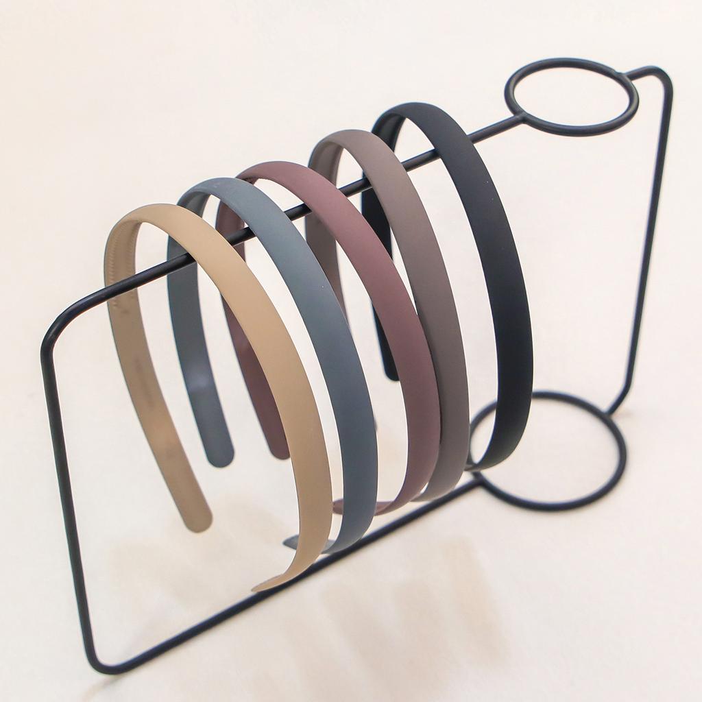 4/5/6pcs Fashion Matte Headband For Women Girls Thin Headband Female Plastic Teeth Hairbands Simple Hair Accessories Mix Styles
